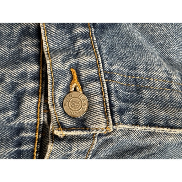 Polo Jean Co Vintage Pants Cotton Mens Size 34x34 Straight Flag Y2K Dad - Picture 5 of 9
